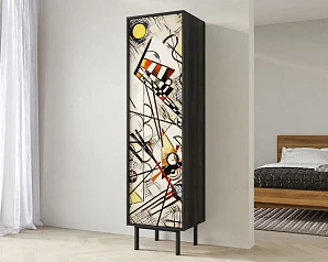 фото Шкаф c одной дверкой "Emerson" by Kandinsky арт EM101/Print_01