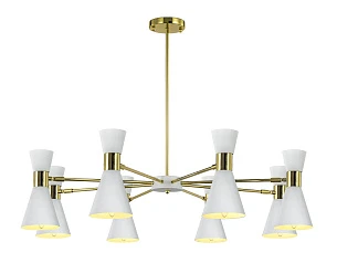 Люстра Elisium 8 White в интерьере