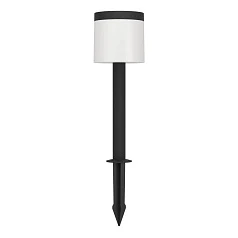 фото 901077 Ландшафтный светильник на солнечной батарее с датчиком движения PANTETE, 7,5W (LED), 3000K, 1000lm, IP65, H650, пластик, чёрный/пластик, белый