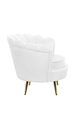 купить красивое Низкое кресло ракушка Pearl White