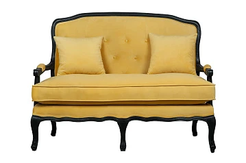 купить Дизайнерский двухместный диван Yareli Yellow