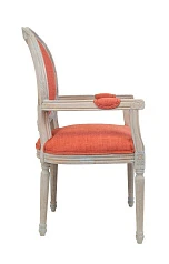 Мягкий стул с подлокотниками Diella Orange