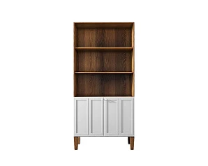 красивый Стеллаж двухстворчатый "Andersen" арт AN12/2WH