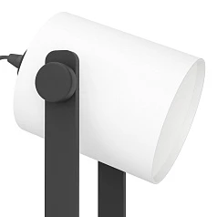 красивые 43429 Торшер HORNWOOD 1 с ножн. выкл., 1х28W (E27), L215, H1395, осн.?230, сталь, дерево, черный/тек на заказ