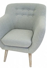 Низкое кресло Fuller Grey в интерьере