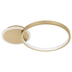 купить красивые 900423 Потолочный светильник GAFARES, LED 15W, 2100lm, L405, B290, H55, алюминий, сталь, золотой, белый/пластик, белый