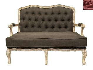 Прямой диван модерн Yareli Brown V2 коричневый на заказ