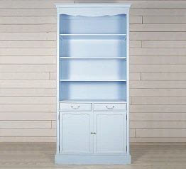 фото Книжный шкаф "Leontina Blue" арт ST9330B в интерьере
