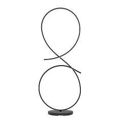 купить 901271 Светод торшер SERPINS, 20W(LED), алюминий, сталь, черный, пластик, белый, 3000K, 2500lm в интернет-магазине