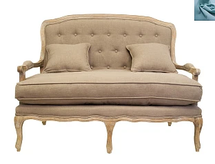 купить красивый Прямой диван модерн Yareli Brown голубой