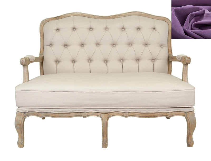 стильный Прямой диван модерн Yareli фиолетовый