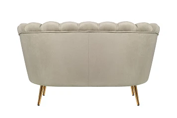 Дизайнерский двухместный диван Pearl Double Taupe в интерьере