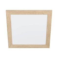 99471 Потолочный светильник PIGLIONASS, LED 20W, 2850lm, L500, B500, H55, сталь/пластик/дерево, белы в интернет-магазине