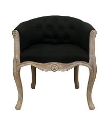 купить Низкое кресло ретро Kandy Black в интернет-магазине