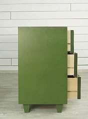 купить Зеленый комод "Emerald" 3 ящика арт DSC347ETG