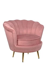 стильное Низкое кресло Pearl Pink V3