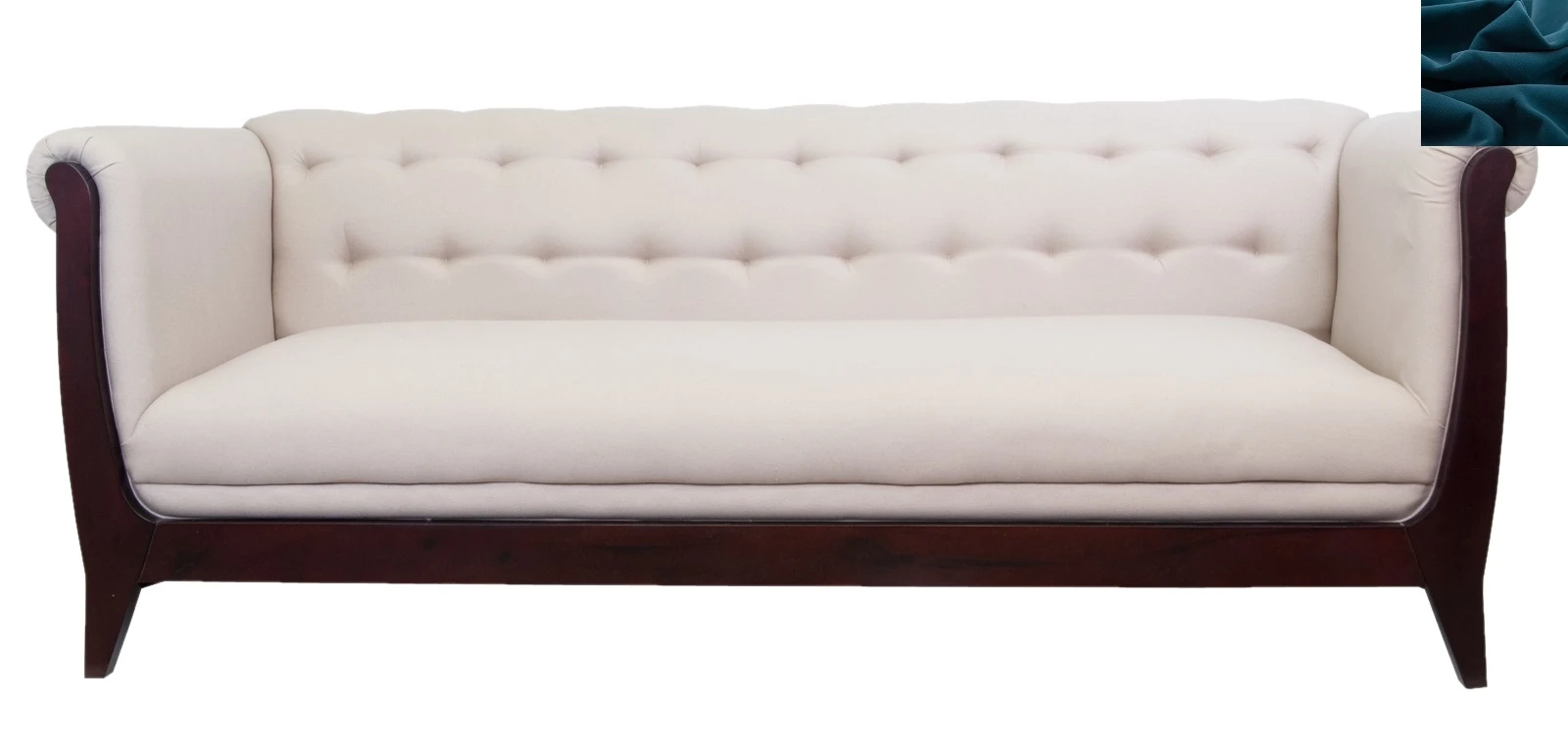 купить красивый Классический диван Delvin синий в интернет-магазине