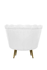 заказать Низкое кресло ракушка Pearl White