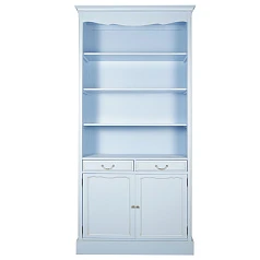 фото Книжный шкаф "Leontina Blue" арт ST9330B в интерьере