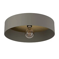 красивые 901745 Потолочный светильник DUAIA,1X40W(E27), H160, ?420, сталь, темно-серый/дерево, сталь, коричн в интернет-магазине