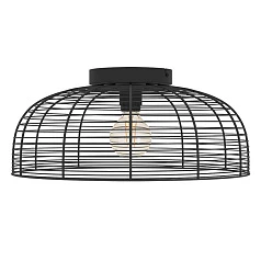 43896 Потолочная люстра RINROE, 1х40W (E27), H200, ?450, сталь, черный на заказ