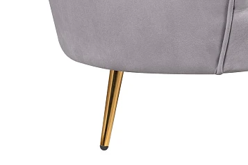 фото Дизайнерский диван Pearl Triple Grey в интерьере