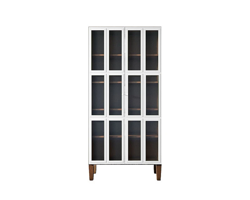 фото Шкаф двухстворчатый "Andersen" с рифлеными стеклами арт AN12WH