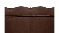 Низкое кресло ракушка Pearl Brown V2 на черных ножках