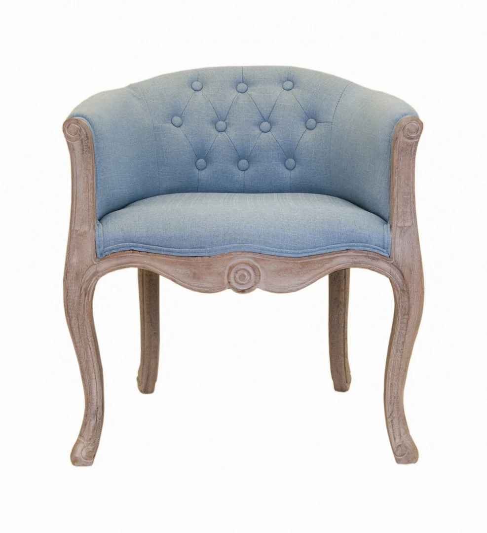 купить красивое Низкое кресло ретро Kandy Light Blue в интернет-магазине