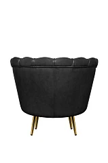 купить стильное Низкое кресло ракушка Pearl Black V2