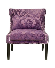 красивое Мягкое полукресло с подлокотниками Suza Violet