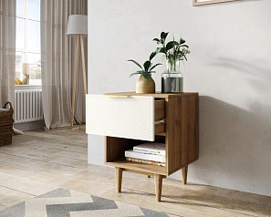 стильный Тумбочка с верхним ящиком "Line" LN10/GR1/beige на заказ