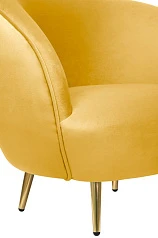 Мягкое кресло Small Benee Taupe в интерьере