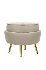 Пуф Pearl Adorn Taupe в интернет-магазине