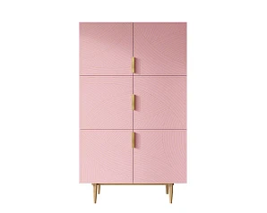 купить Большой комод с шестью дверками "Line" LN04/GR1/pink