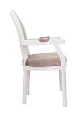 купить стильный Мягкий стул с подлокотниками Volker Arm Taupe