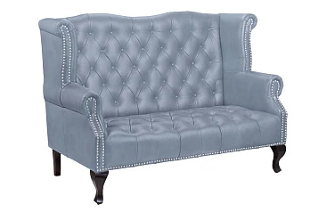 купить Кожаный дизайнерский диван лофт Royal Sofa Grey в интернет-магазине