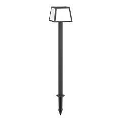 фото 901075 Ландшафтный светильник на солнечной батарее с датчиком движения ALTILIA, 7,5W (LED), 3000K, 1000lm, IP65, H1060, пластик, чёрный/пластик, белый