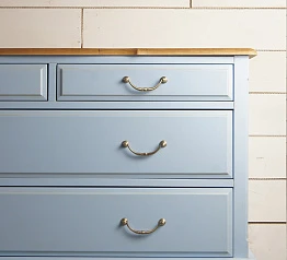 купить стильный Комод «Leontina Blue» на 4 ящика арт ST9315B