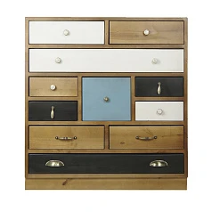 Комод для белья «Aquarelle Birch» 10 ящиков арт RE-19ETG/4 в интерьере