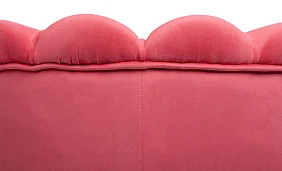 Низкое кресло ракушка Pearl Karmin