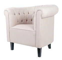 стильное Низкое кресло Swaun Beige