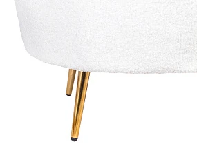 Низкое кресло ракушка Pearl цвет белый на заказ в интернет-магазине