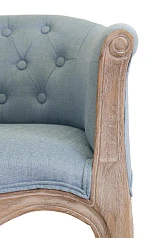 Низкое кресло Kandy Light Blue в интерьере