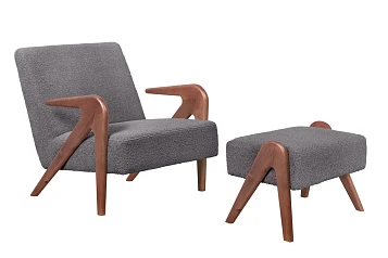 фото Кресло с пуфом для гостиниц Arrow BR V4