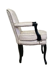 Мягкое полукресло с подлокотниками Anver Beige and Black в интерьере