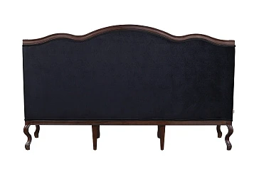 купить стильный Прямой трехместный диван Brody черный в интернет-магазине