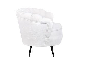 купить Диван ракушка для гостиниц Pearl Triple Boucle на черных ножках