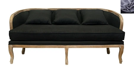 Диван ретро Nora серый на заказ