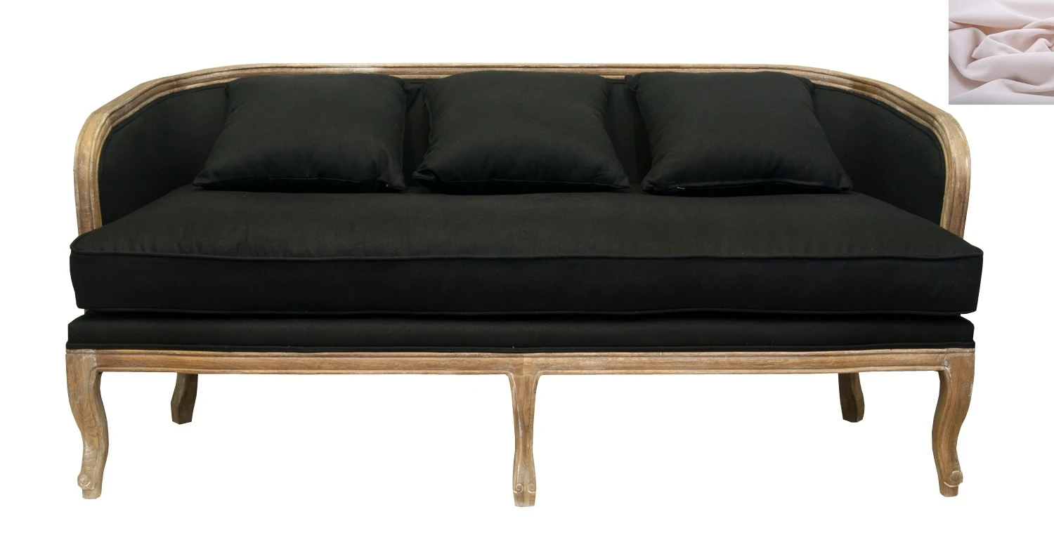 купить Диван в стиле ретро Nora розовый